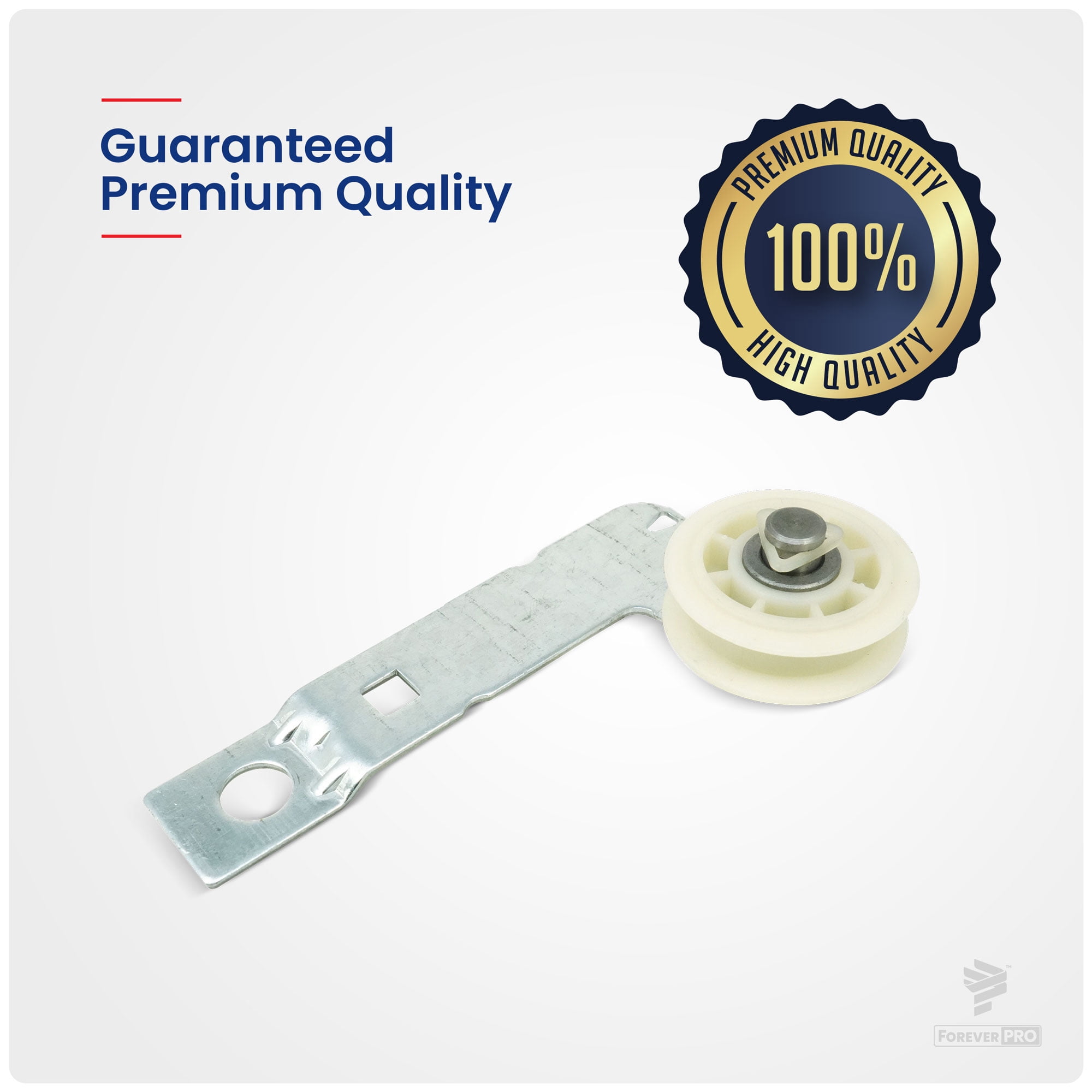 ForeverPRO W10837240 Idler Wheel And Bracket Assembly for Whirlpool Dryer W10547290 W10118756 W10118754 3387372