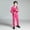 Hot Pink, variant on Lycody Boys Suit for Kids Tuxedo Wedding Ring Bearer Outfit Boy Formal Suits 5 Piece Slim Fit Dresswear Suit Set