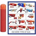 thumbnail image 2 of SumToy Mega Dart Refill Pack 60 Pcs 9.5cm Compatible with Nerf Mega Guns, Universal Mega Pack Refill Bullets, Premium Red Foam Darts for N-Strike Mega Series Blasters Toy Gun, 2 of 6