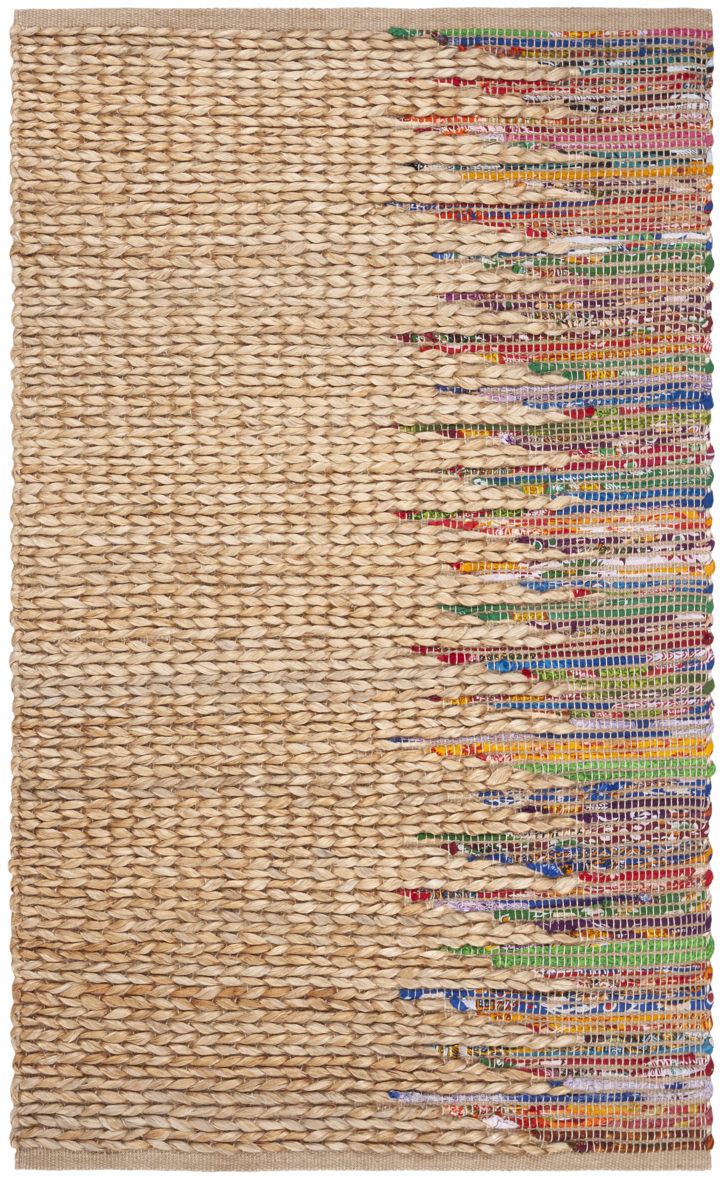 SAFAVIEH Cape Cod Essence Southwestern Area Rug, Natural/Multi, 4' x 6'