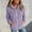 Purple, variant on NominalSnug Fuzzy Fleece Jackets for Women Full Zip up Long Sleeve Coat Stand Collar Outwear Thicken Winter Warm Colthes