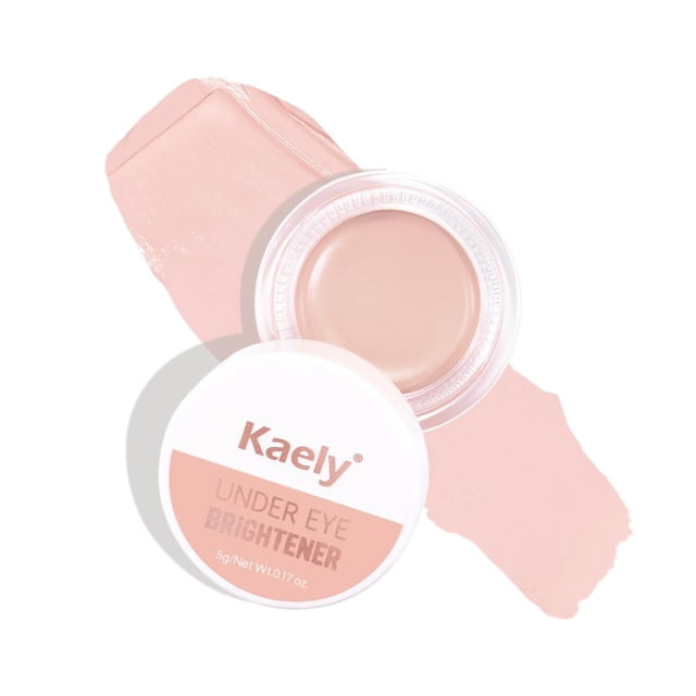 Iluminador de ojos Kaely 08, color rosa claro, impermeable, vegano