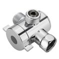 thumbnail image 4 of Three-Way T-Type Adapter Socket 2Pc,2 × Three-Way T-Type Adapter Socket,Shower Way Bidet T-Adapter Three Inch Diverter 1/2 for Toilet Head Bathroom Products, 4 of 7