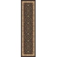 thumbnail image 2 of Radici 1318-1523-BLACK Noble Rectangular Black Traditional Italy Area Rug- 2 ft. 2 in. W x 8 ft. H, 2 of 2