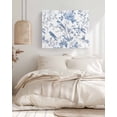 thumbnail image 3 of White Blue Spring Floral Wall Art for Living Room,Canvas Picture Wall Decor for Bathroom Bedroom,Summer Birds Botanical Painting Artwork for Office Kitchen Hallway Dining Room Home Decor 12"x16", 3 of 8