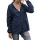 thumbnail image 3 of Impermeables para Mujer, Impermeables, Resistentes Al Viento, Ajustables, con Capucha y Bolsillos. Azul Oscuro S, 3 of 9