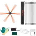 thumbnail image 1 of Kit deshollinador VEVOR de 39 pies con 12 varillas de nailon y cepillo, 1 of 9