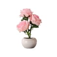 thumbnail image 2 of Lámpara de flores,Luz de de bonsái de mesa,Lámpara de mesa de rosas,Lámpara de de rosas Lámpara de de flores de rosas para fiesta en Estilo B, 2 of 8