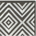 thumbnail image 3 of SAFAVIEH Kilim Rachyl Geometric Diamonds Wool Area Rug, Charcoal, 4' x 6', 3 of 4