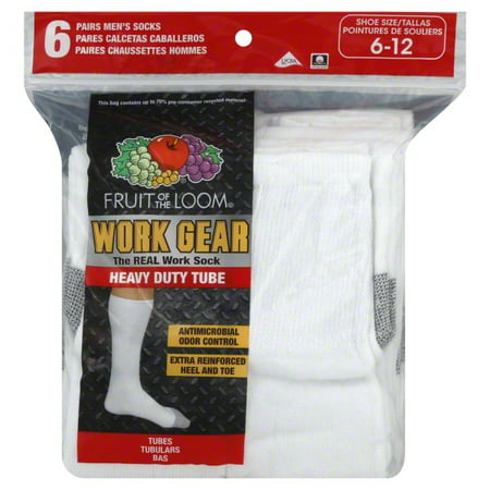 Men's Work Gear Over The Calf Socks, 6 Pack (Best Men's Over The Calf Socks)
