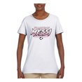 thumbnail image 2 of Wild Bobby It's About To Get Miami Soccer GOAT Sports Women Graphic Tee, White, Small, 2 of 5