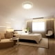thumbnail image 3 of Lámpara de techo LED de 18 W. Moderna lámpara de techo LED ultrafina, redonda y de color blanco cálido, ideal para baño, dormitorio, cocina, salón, balcón y pasillo., 3 of 5
