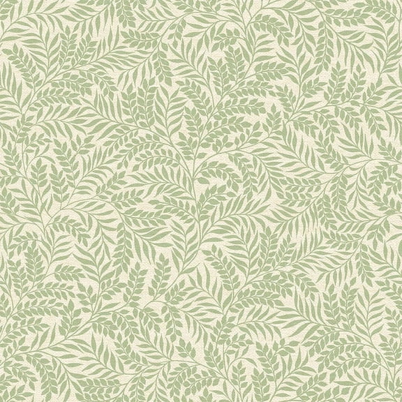 Holden Decor Mini Leaf Trail Sage Green Non-Pasted Wallpaper (Covers 56 sq. ft)