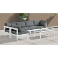 thumbnail image 6 of Meridian Furniture Nizuc Grey Outdoor Patio Modular Sectional, 6 of 12