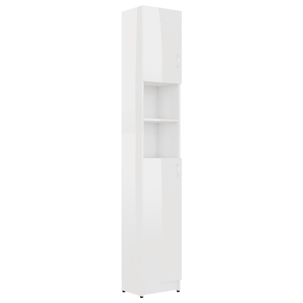 Veleka Gloss White Freestanding Bathroom (W)275mm (H)1800mm DIY