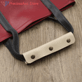 thumbnail image 4 of Anti-grip Leather Handle Simple Detachable Bag Handle Leather Handle Box Pull Rod Grip Anti-grip Leather Case orange, 4 of 4