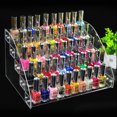 thumbnail image 2 of Ccdes Nail Polish Rack, Nail Polish Display Rack,6 Types Durable Nail Polish Acrylic Clear Makeup Display Stand Rack Organizer Holder, 2 of 4