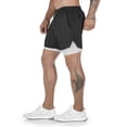thumbnail image 1 of Running Shorts Men Sportswear 2 In 1 Compression Jogging Short Pants Double-deck Bottoms Gym Fitness Training Sport Shorts, 1 of 4