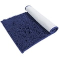 thumbnail image 2 of Hitime Soft Chenille Bath Rug Mat 24" x 36" Quick Dry Machine Washable Bathroom Runner - Ultra Absorbent Non-Slip Backing - Navy, 2 of 11