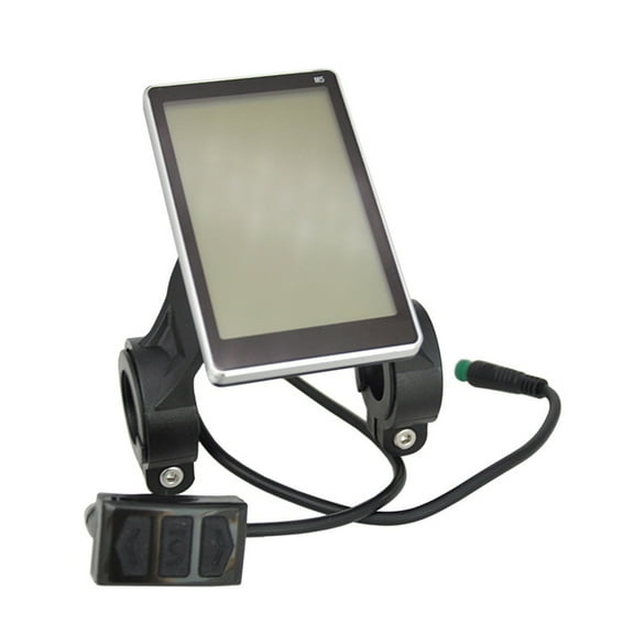 Electric Bike LCD Display, 24V/36V/48V Watertight Bicycles LCD Display Meter Display Control Panel for Electric Scooter