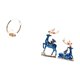 thumbnail image 5 of Elegante Organizador De Botellero De Metal Con Escultura De Reno Y Alce, Estatua De Resina, Decoración Artística Para Exhibir Botellas De Bebidas Para Adultos Y Almacenar Sobre La Mesa De La, 5 of 8