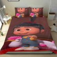 thumbnail image 1 of Agnes (Mi Villano Favorito) Conjunto de sábanas temático, trío de piezas, cómodo y amigable con la piel, diseño único, regalo de decoración para el hogar para familiares, amigos y fans, 90 cm * 190 cm, 1 of 6