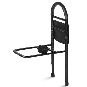 Naipo Bed Rails for Elderly, Adjustable Bed Assist Rails Adults Safety with Support Legs for Full Size Bed, Tool-Free Assembly