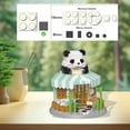 thumbnail image 6 of SKQIT Street View Coffee Shop Mini Building Blocks,911 Pieces Cute Panda Animal Micro Building Sets,Simulation Architecture Construction Toy,Creative Gifts for Adults, 6 of 7