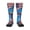 1 Black, variant on Women's Knee High Socks America Oklahoma Flag Outdoor Casual Tube Socks