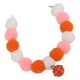 thumbnail image 5 of Collar para mascotas, bolas de felpa suaves y ligeras, lindo collar para perros y gatos con campana para fiesta diaria, color naranja, 29cm, 5 of 12