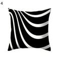 thumbnail image 6 of Walbest Decorative Throw Pillow Cover 17.72x17.72 Inch, Modern Black and White Square Pillow Cover Case for Cushion Sofa Bed Cushion and Living Room Farmhouse Decoration (Pillow Not Included), 6 of 6