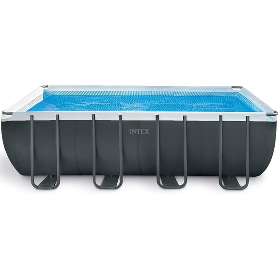 Open Box INTEX Ultra XTR 18’ x 52” Rectangular Above Ground Pool Set w/ Filter Pump