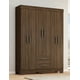 thumbnail image 3 of Ropero Closet Moderno 6 Puertas y 2 Cajones NT6015 Nogal, 3 of 4