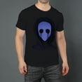 thumbnail image 2 of Large Tops For Men GraphicSkull (8) Printed Tees Summer Everyday Short-Sleeved T Shirts Black or White XS-5XL, 2 of 5