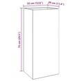 thumbnail image 4 of vidaXL Planter 32x29x75 cm Corten Steel, 4 of 5