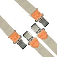 thumbnail image 3 of Men's 1.5 inch Wide Suspender Fully Elastic Khaki Adjustable Suspenders, 3 of 7