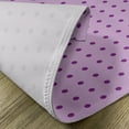 thumbnail image 5 of Ambesonne Nostalgic Place Mats Set of 4, Fashion Polka Dots, Standard Size, Plum Lilac, 5 of 6