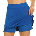 thumbnail image 1 of Anti-chafingActiveSkortsSuperSoftComfortableWomen'sAthleticLightweightSkirtsWithShortsPocketsRunningTennis, 1 of 2