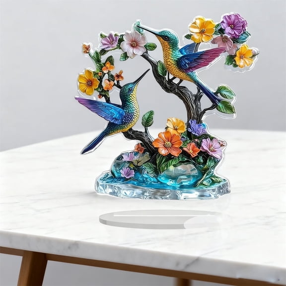 YUTK Exquisite Flower Acrylic Decoration Decorative Items and Ornaments C,Free Size