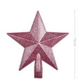 thumbnail image 2 of Christmas Tree Topper, Mini Glitter Finish Star Small Treetop for Christmas Tree, Star Ornaments Decorative for Home Xmas Holiday Party, 1 Pcs, 5.91 Inches, 2 of 5
