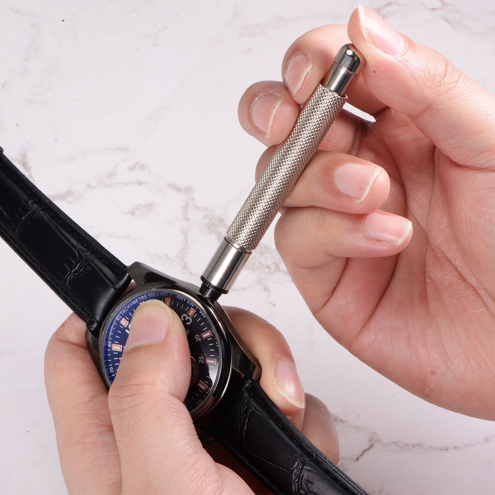 Unique Bargains Watch Crown Winder Tool Manual Mechanical Winding Instrument 7-8mm