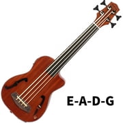 Batking Ubass 30 Inch Baritone Electric Ukulele Bass For Adults Mahogany Fretless Acoustic Bass with Gig Bag Kids Ukelele