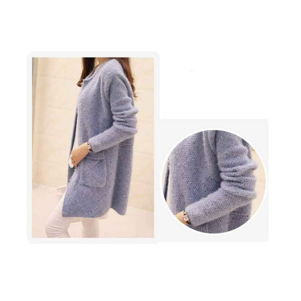 braveheart Women Spring Autumn Mid Length Sweater Long women