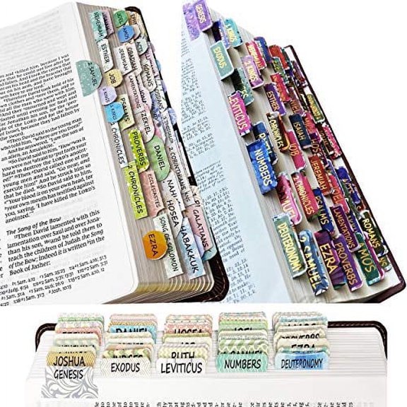 Mr. Pen- Bible Tabs, 3 Different Design, 222 Tabs, Bible Journaling Supplies