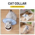 thumbnail image 2 of Collier, Col de Cône Arrêter Cou Réglable Récupération Blessure M / L Col Cône Mou après la Récupération Moyenne Blessure après la Récupération Chat Moyen après Zzzz Qisuo Chat Collier Chat Moyen Wenzy, 2 of 6