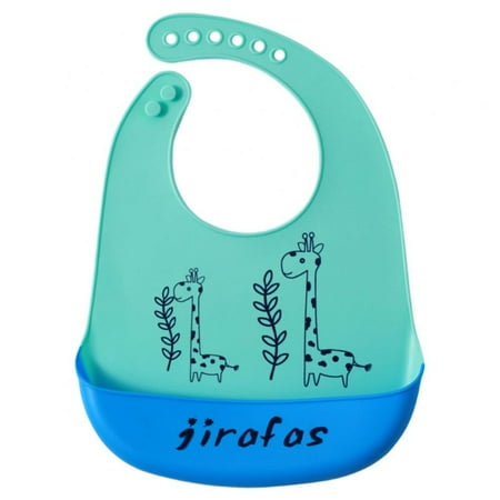 

Baby Bib Animal Picture Waterproof Saliva Dripping Bibs Soft Edible Silicone Saliva Towel Drooling Baby Adjustable Scarf