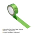 thumbnail image 3 of Uxcell 15mmx5m Metallic Foil Masking Washi Tape Art Craft Decoration, Green 3 Roll, 3 of 5