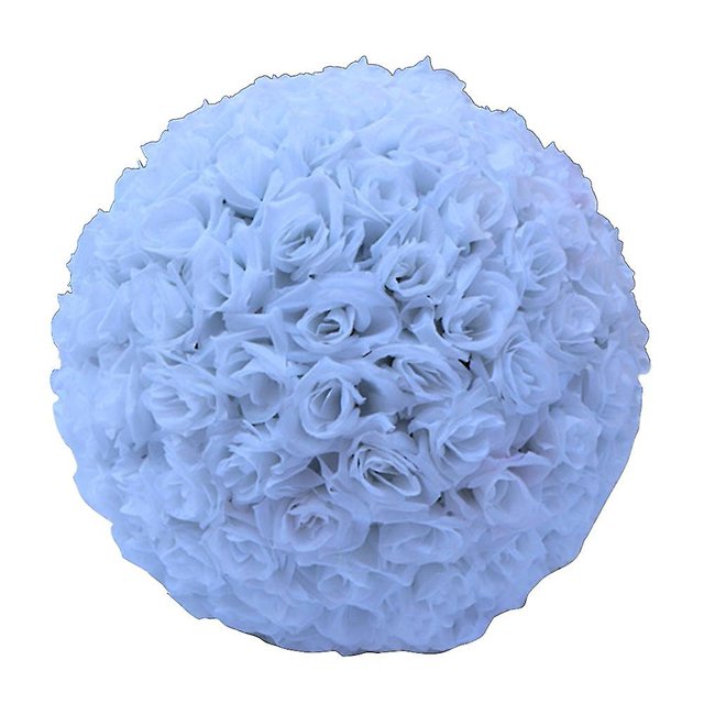 20 cm Artificial Rosa Flor de Seda Bola Colgante Decoración Del Banquete de Boda Centro de Mesa