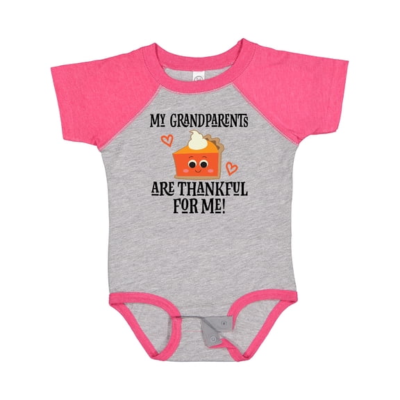 Inktastic Thanksgiving Grandparents Are Thankful Boys or Girls Baby Bodysuit
