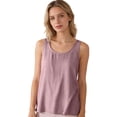 thumbnail image 5 of Womens Tops Linen Tank Tops Vacation Tees Loose Fit Sleeveless Neck Shirts Lightweight Tshirts on Sale, 5 of 6